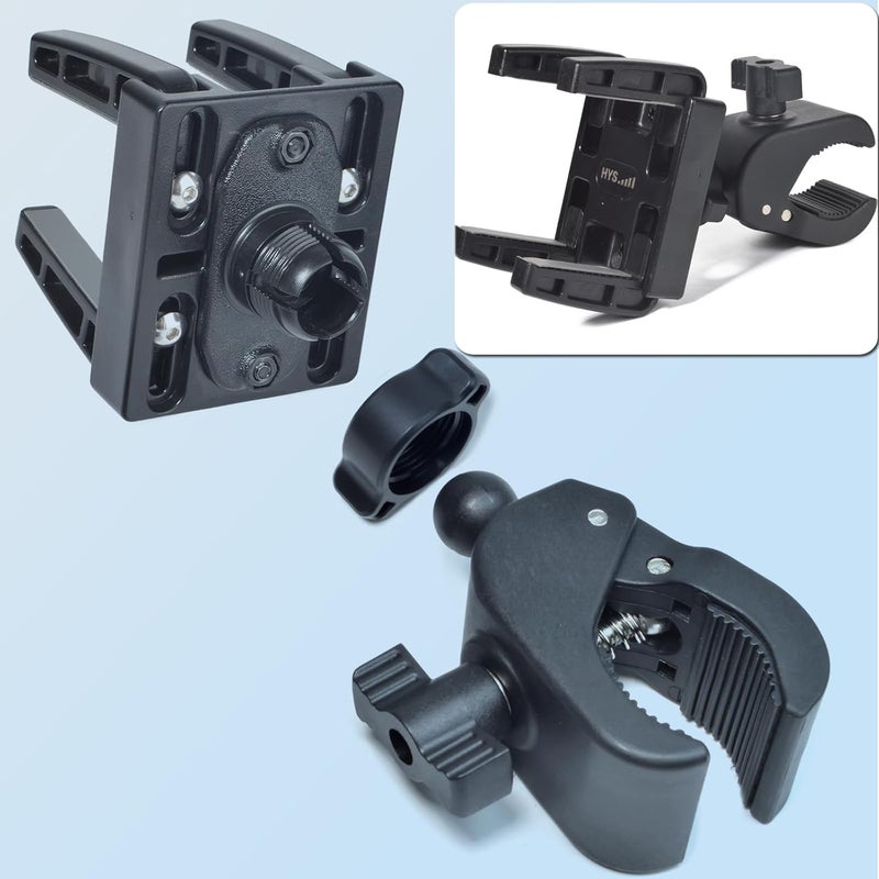 HYS Heavy Duty Clamp Detachable Front Panel Holder Mount, The Bracket Secures The Front Panel Working for Yaesu FTX-1 Icom IC-705 Yaesu All FTM FT-8900R Series and Motorola Detachable Control Head - Image 4